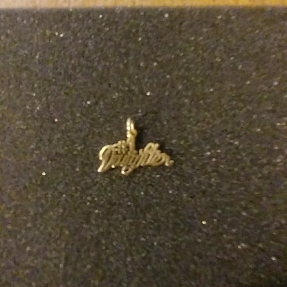 14k Gold #1 Daughter charm